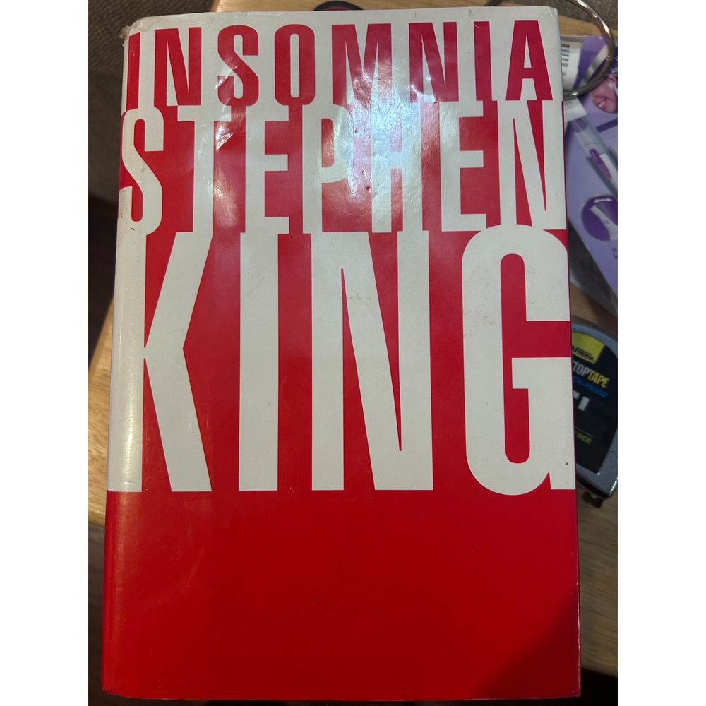 Stephen King Insomnia Hardcover Book Red First Edition 1994 Viking Horror